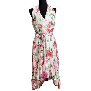 Ryan Michelle Floral Sleeveless V-Neck Style Dress Size PS
